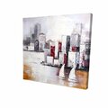 Begin Home Decor 16 x 16 in. Sailboats & Urban City-Print on Canvas 2080-1616-CO11